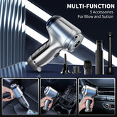 Wireless Car Vacuum Cleaner Strong Cordless Cleaner Suction Handheld Auto Vacuum Home&Car Dual Use Mini VacuumCleaner Appliance